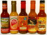 Caribbean Hot Sauces, great for spicing up your Caribbean food.  Caribbean spices.  Barbadian hot sauces.  Jamaican hot sauces. Caribbean islands.  Caribbean products.  