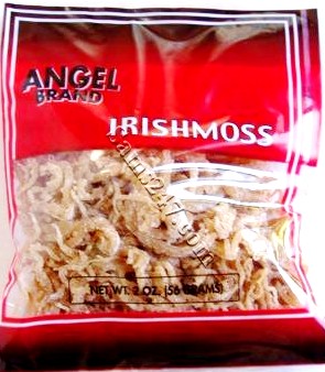 ANGEL BRAND IRISH MOSS 5 OZ 

ANGEL BRAND IRISH MOSS 5 OZ: available at Sam's Caribbean Marketplace, the Caribbean Superstore for the widest variety of Caribbean food, CDs, DVDs, and Jamaican Black Castor Oil (JBCO). 
