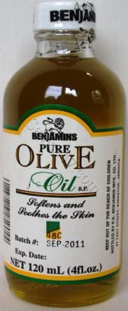 BENJAMINS PURE OLIVE OIL ML 

BENJAMINS PURE OLIVE OIL ML: available at Sam's Caribbean Marketplace, the Caribbean Superstore for the widest variety of Caribbean food, CDs, DVDs, and Jamaican Black Castor Oil (JBCO). 