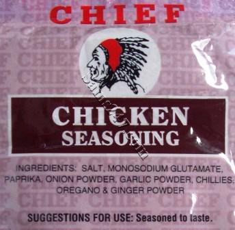 CHIEF CHICKEN SEASONING 40G 

CHIEF CHICKEN SEASONING 40G: available at Sam's Caribbean Marketplace, the Caribbean Superstore for the widest variety of Caribbean food, CDs, DVDs, and Jamaican Black Castor Oil (JBCO). 