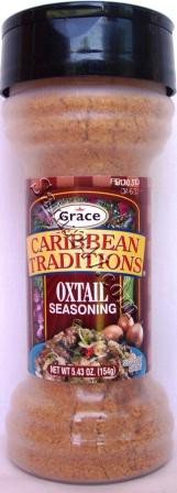 GRACE CARIBBEAN TRADITIONS OXTAIL SEASONING 4 OZ 

GRACE CARIBBEAN TRADITIONS OXTAIL SEASONING 4 OZ: available at Sam's Caribbean Marketplace, the Caribbean Superstore for the widest variety of Caribbean food, CDs, DVDs, and Jamaican Black Castor Oil (JBCO). 