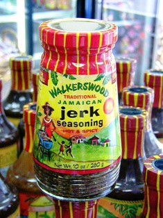 Hot and spicy Walkerswood Jerk Seasoning.  This is the Mother of all Jerk Seasonings.  Jamaican food.  Caribbean food. Hot and spicy.  Jerk seasoning.  Caribbean islands. Caribbean products.  West Indian food.   Caribbean online store.